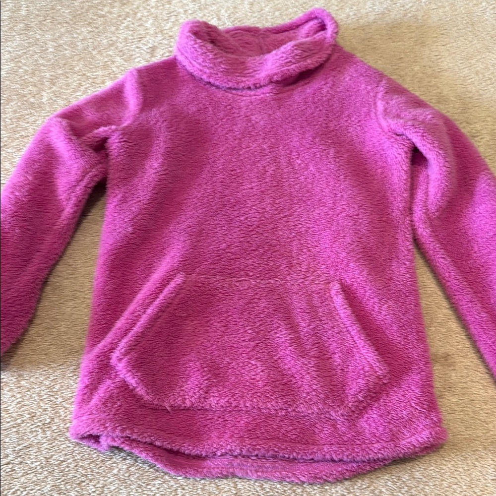 Champion Pink Cowl Neck Sweater Plush Fleece